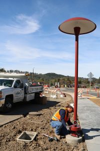 Installation Of traffic Street Lighting