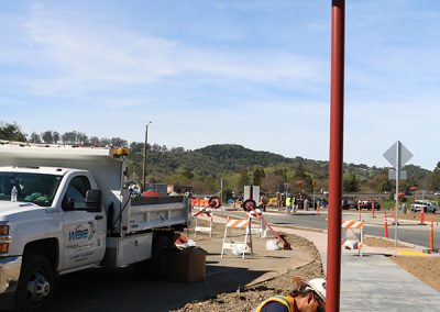 Installation Of traffic Street Lighting