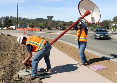 WBE Traffic Signal Street Lighting Installation