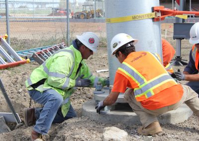 WBE Traffic Installed High Mast Lighting Poles