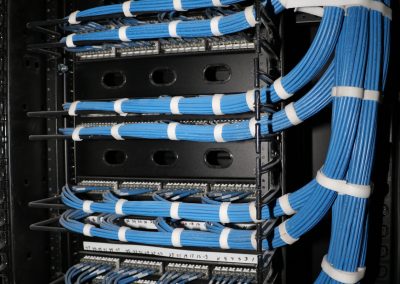 All Cabling Dressed In Bundles Of 24 Cables