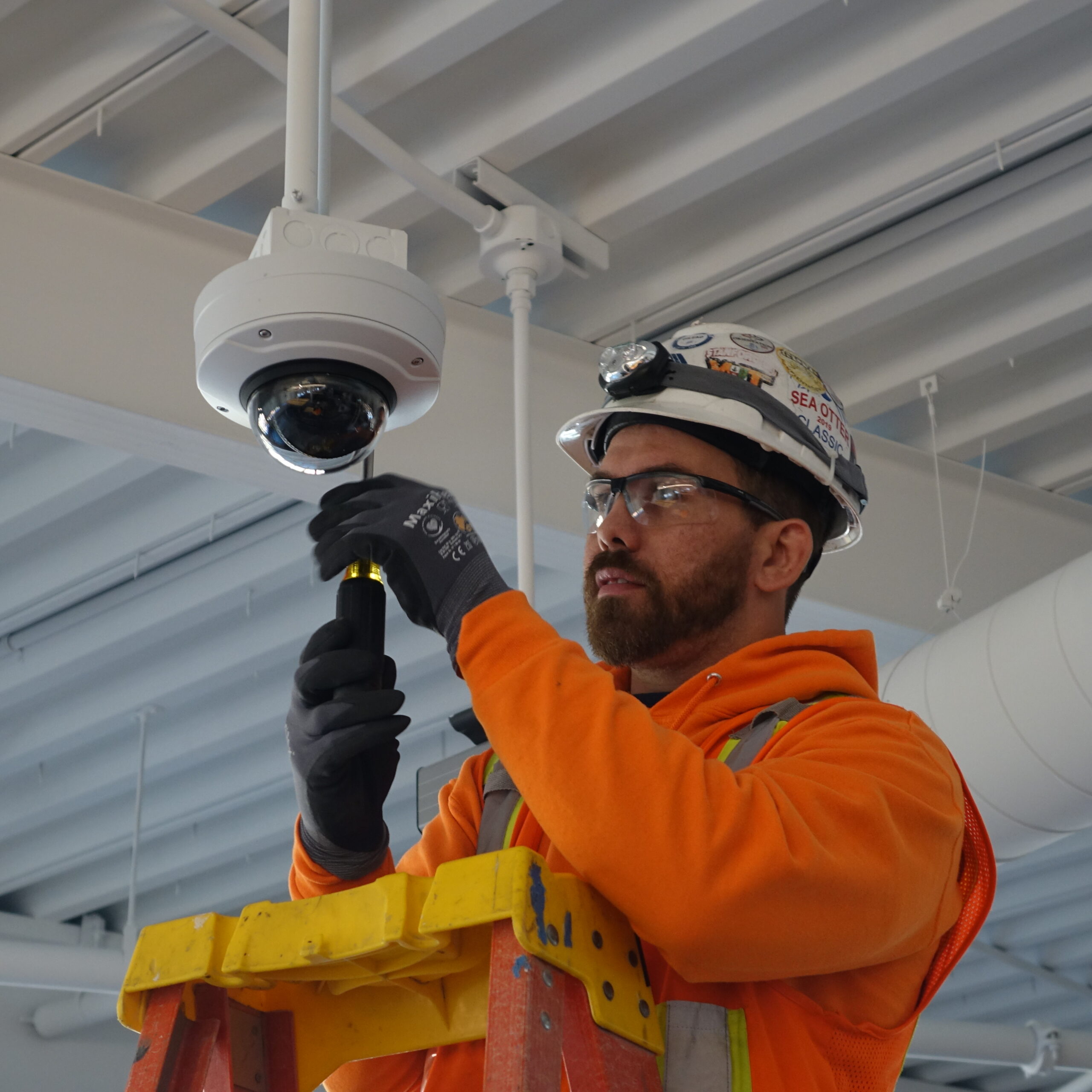WBE security camera installation