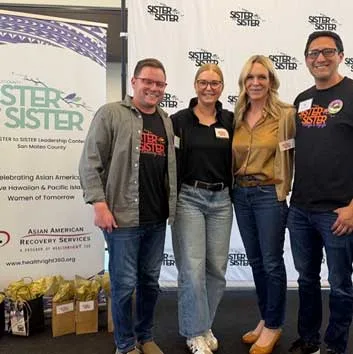 Our Giving Committee at Health Right 360's Sister to Sister event. 